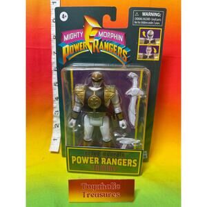 Power Rangers Mighty Morphin Retro-Morphin Tommy White Ranger Figure